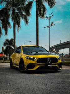 Mercedes A45S AMG - Bumblebee Yellow