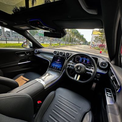 Mercedes C300 2023 White & Black